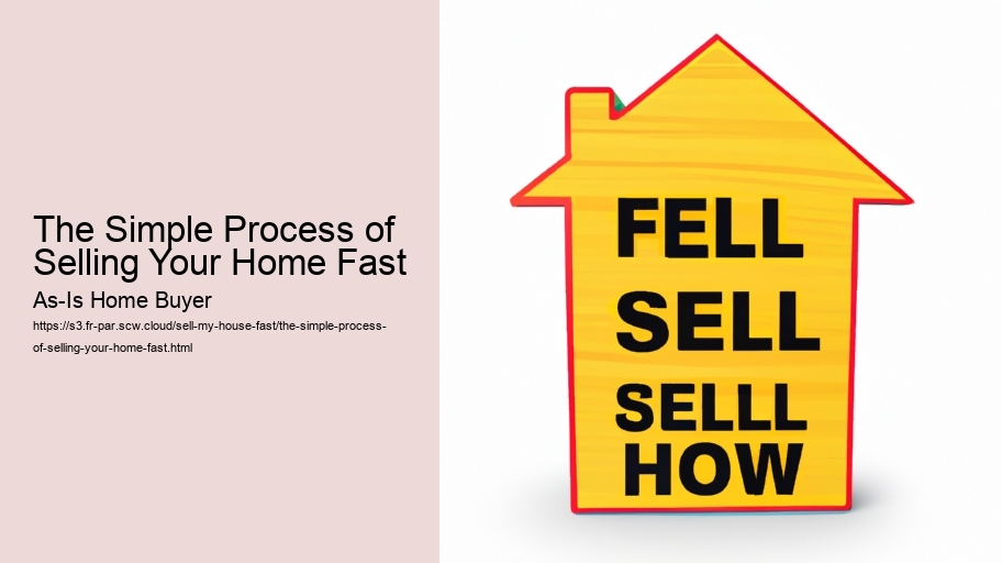 The Simple Process of Selling Your Home Fast